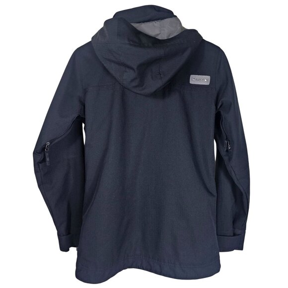 Burton Dryride Full Zip Hooded Ski Snowboard Jacket S Black Pineview Gorpcore - Picture 2 of 12